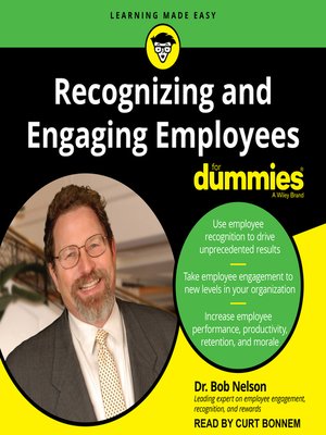 cover image of Recognizing and Engaging Employees for Dummies